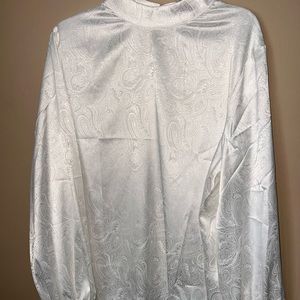 Mock neck and ballon style top